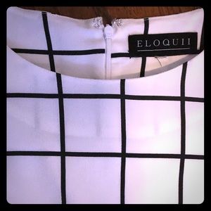 ELOQUII Drop Waist Dress
